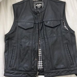 HIGHWAY 21 Leather Motorcycle Vest